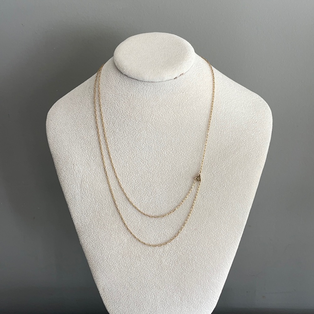 NEW Madewell $38 Tiny Jewels Triangle Necklace